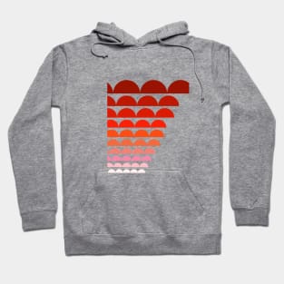 Rainbow Scallop (Red) Hoodie